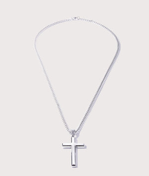 Silver-Stainless-Steel-Cross-Pendant-Silver-Stainless-Steel-Mysterious-Jewellery-EQVVS