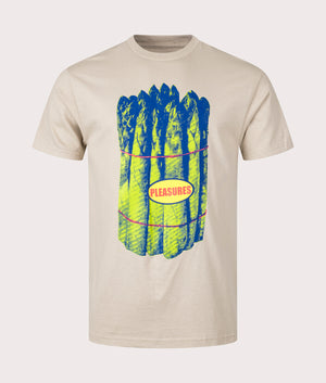 Veggie-T-Shirt-Sand-PLEASURES-EQVVS-Front-Image