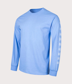 Long-Sleeve-Sign-T-Shirt-Carolina-Blue-PLEASURES-EQVVS-Side-Image