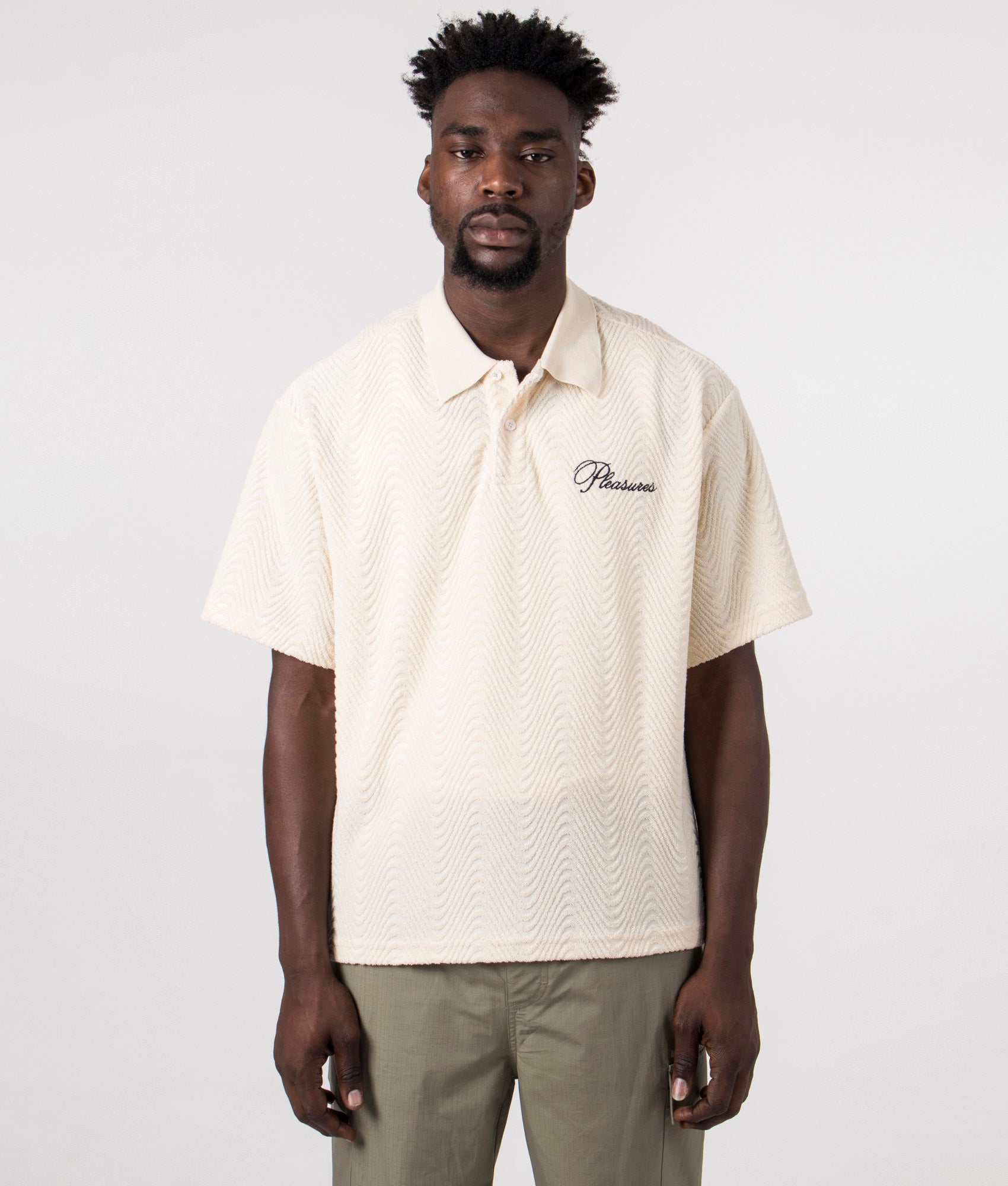 Boy's White Terry Polo main image 1
