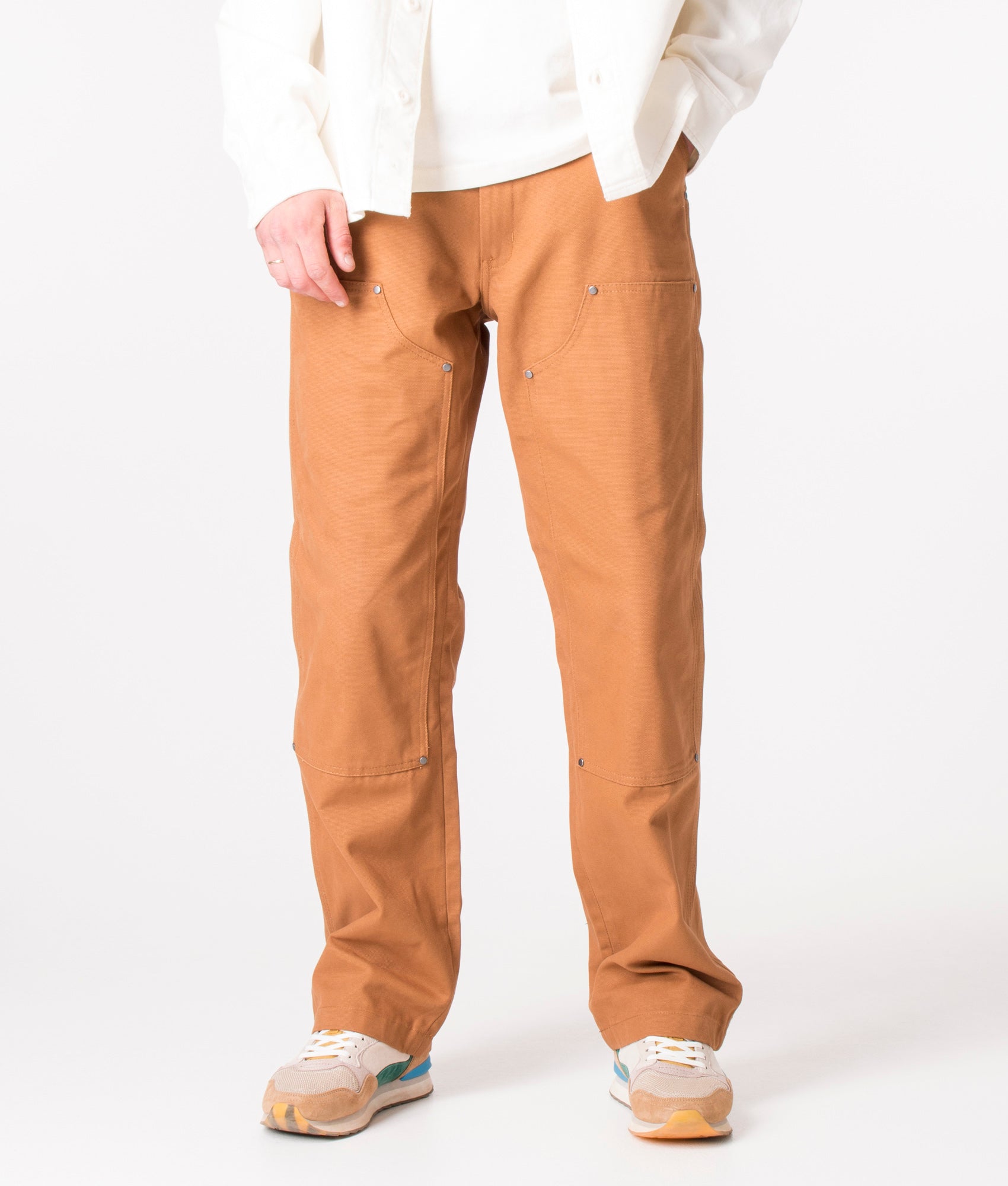 Dickies Duck Work Pants Men's W34 cotton Khaki type brown Vintage Second Hand