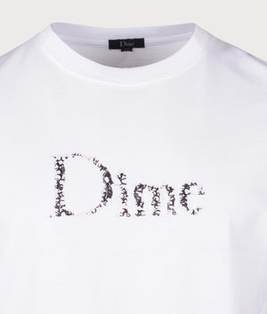Classic Skull T-Shirt in White by Dime. EQVVS Detail Shot.