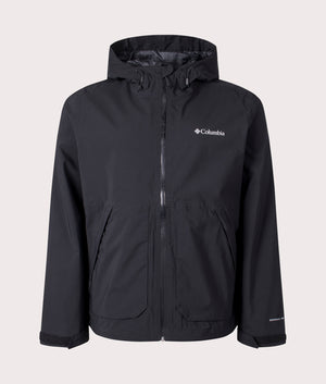Columbia Altbound Jacket in Black, 100% Recycled Polyester front Shot at EQVVS