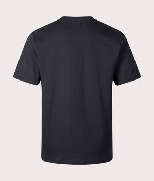 Columbia Explorers Canyon T-Shirt in Black Featuring Welcome Visitors Graphics, 100% Cotton, Back Shot at EQVVS