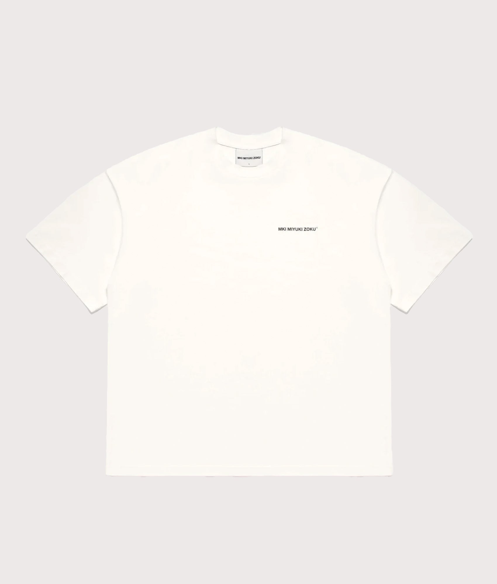 Oversized Uniform T-Shirt White | MKI MIYUKI ZOKU | EQVVS