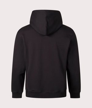 Kenzo Paris Embroidered Hoodie in Black back shot at EQVVS