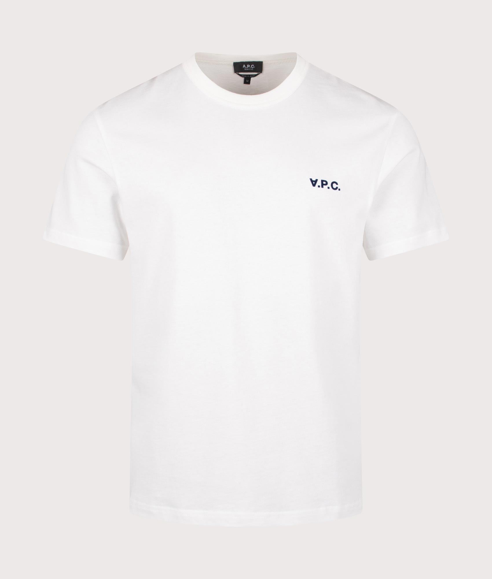 Relaxed Fit Petit VPC Logo T-Shirt in Whiten| A.P.C | EQVVS Menswear