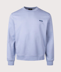 Relaxed Fit Petit VPC Logo Sweatshirt: ILJ Blue Grey/Dark Navy