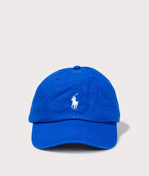 Classic Sport Cap in New Sapphire by Polo Ralph Lauren. EQVVS Front Angle Shot.