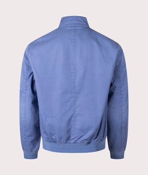 Twill Lined Windbreaker in Carson Blue by Polo Ralph Lauren. EQVVS Back Angle Shot.