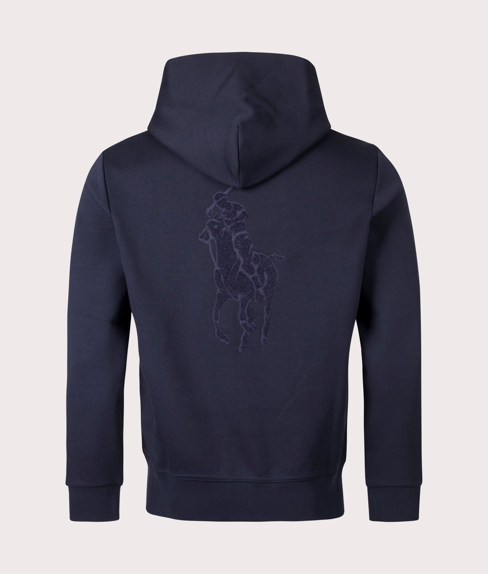 Logo Big Pony Double-Knit Hoodie Navy | Polo Ralph Lauren | EQVVS