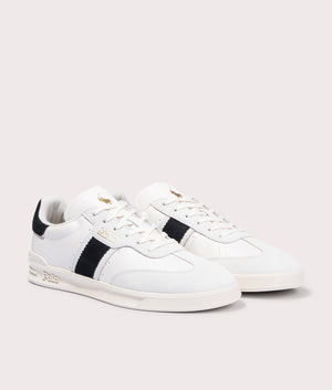 HTR-AERA-Low-Top-Lace-Sneakers-002-White/Black-Polo-Ralph-Lauren-EQVVS