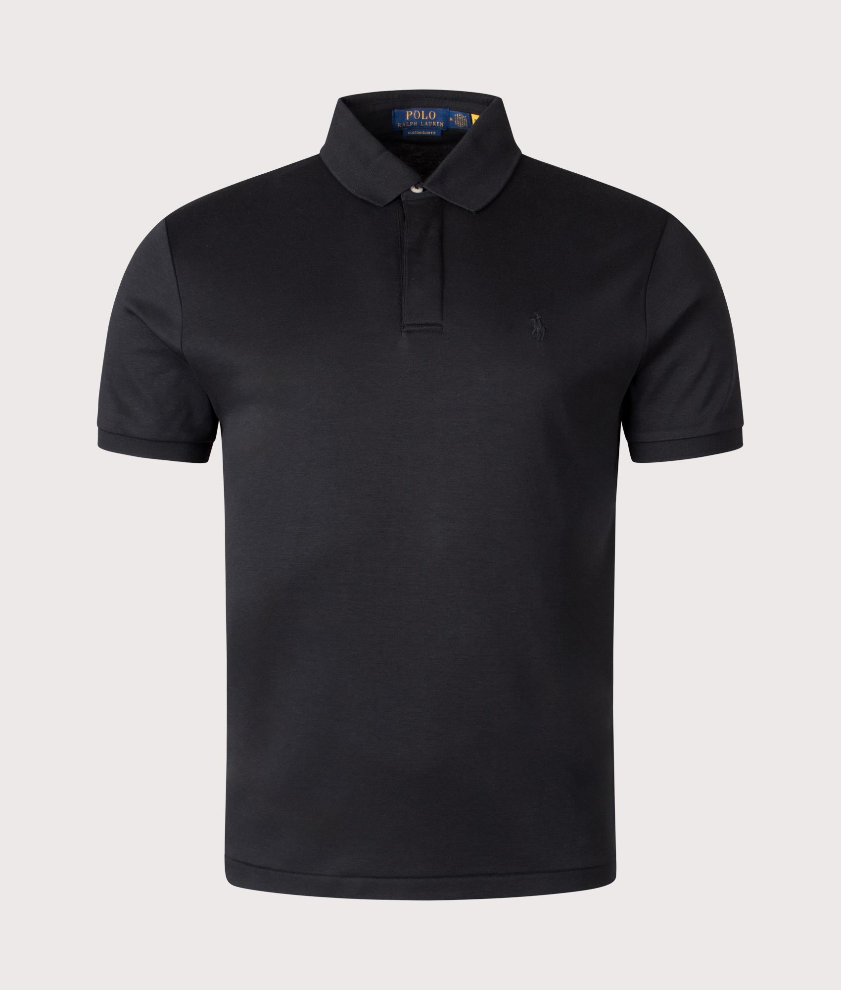 Custom Slim Fit Polo Shirt in Polo Black | Polo Ralph Lauren | EQVVS