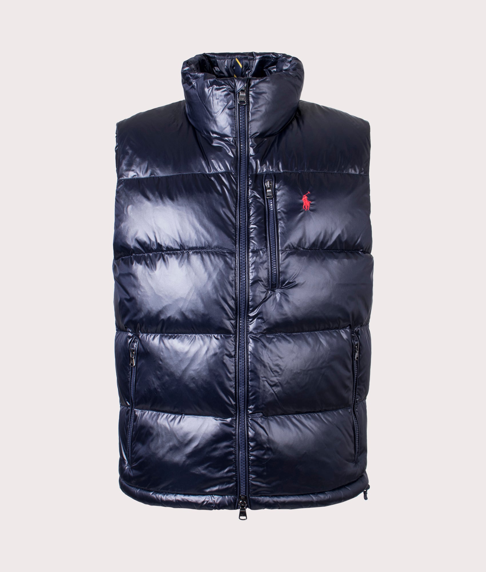 Jacket Ralph Lauren Body Warmer Blue Glossy El Cap Insulated Gilet
