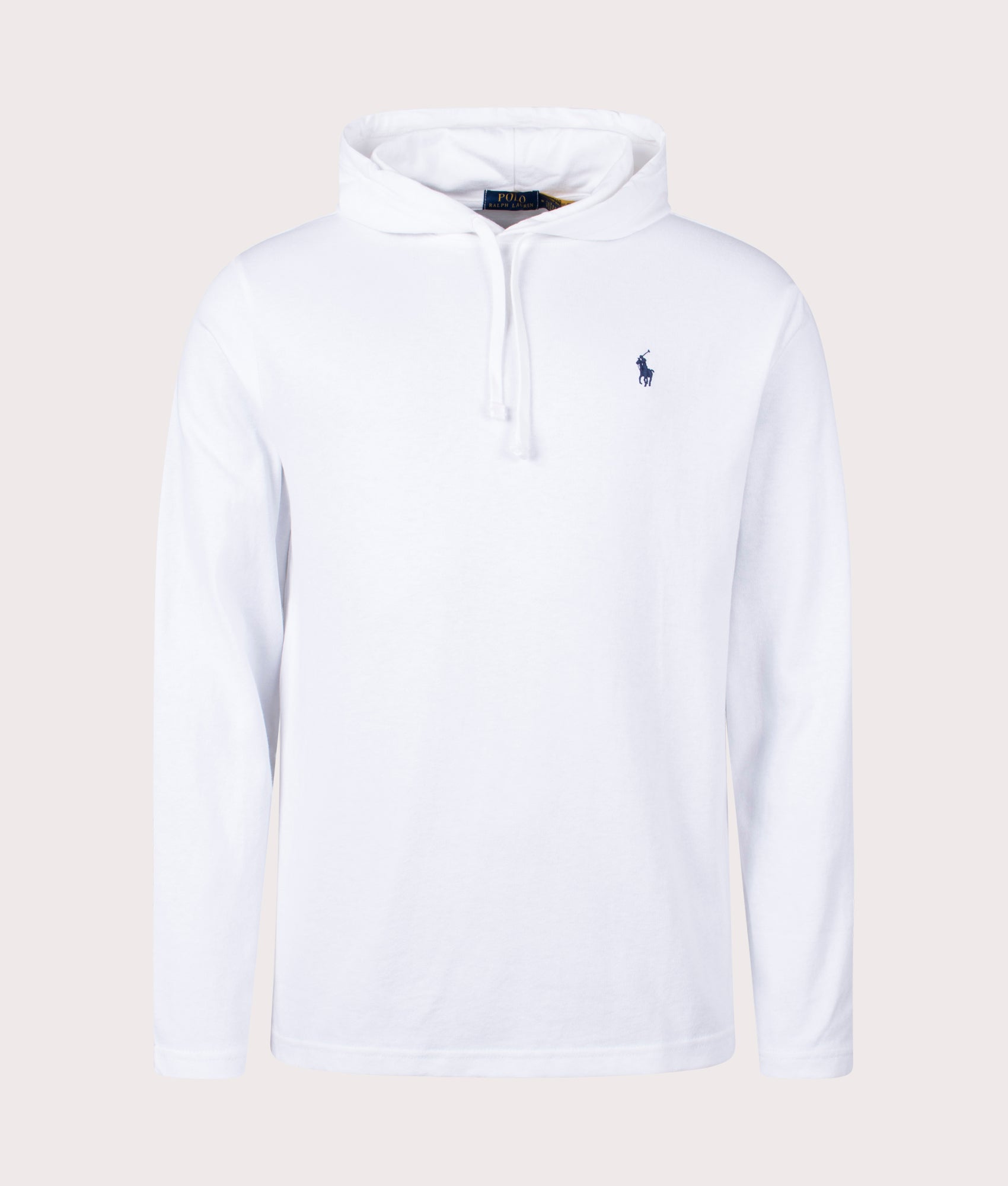 Jersey Lightweight Hoodie in White Polo Ralph Lauren EQVVS