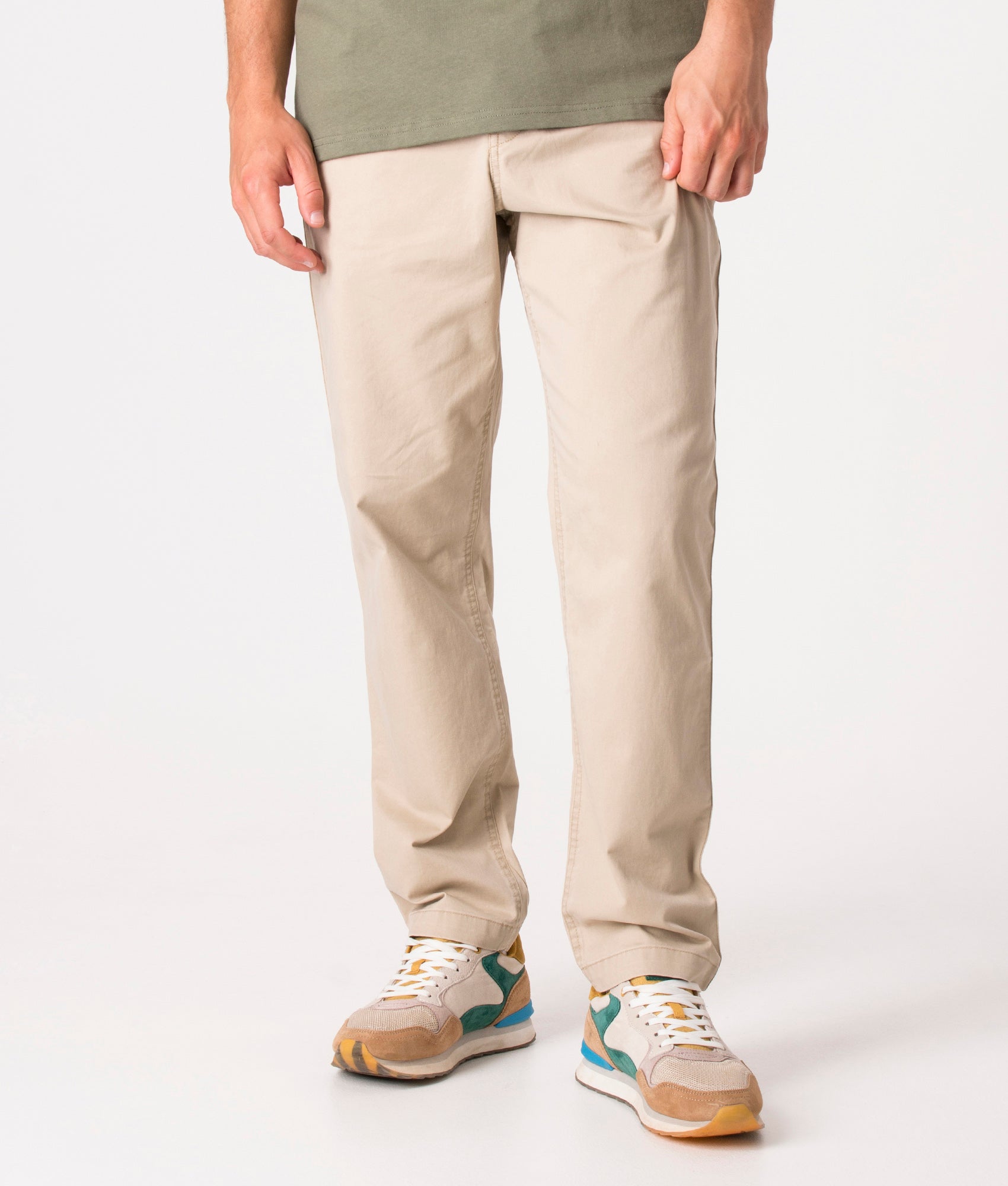 Relaxed Fit Polo Prepster Pants Khaki Fred Perry EQVVS