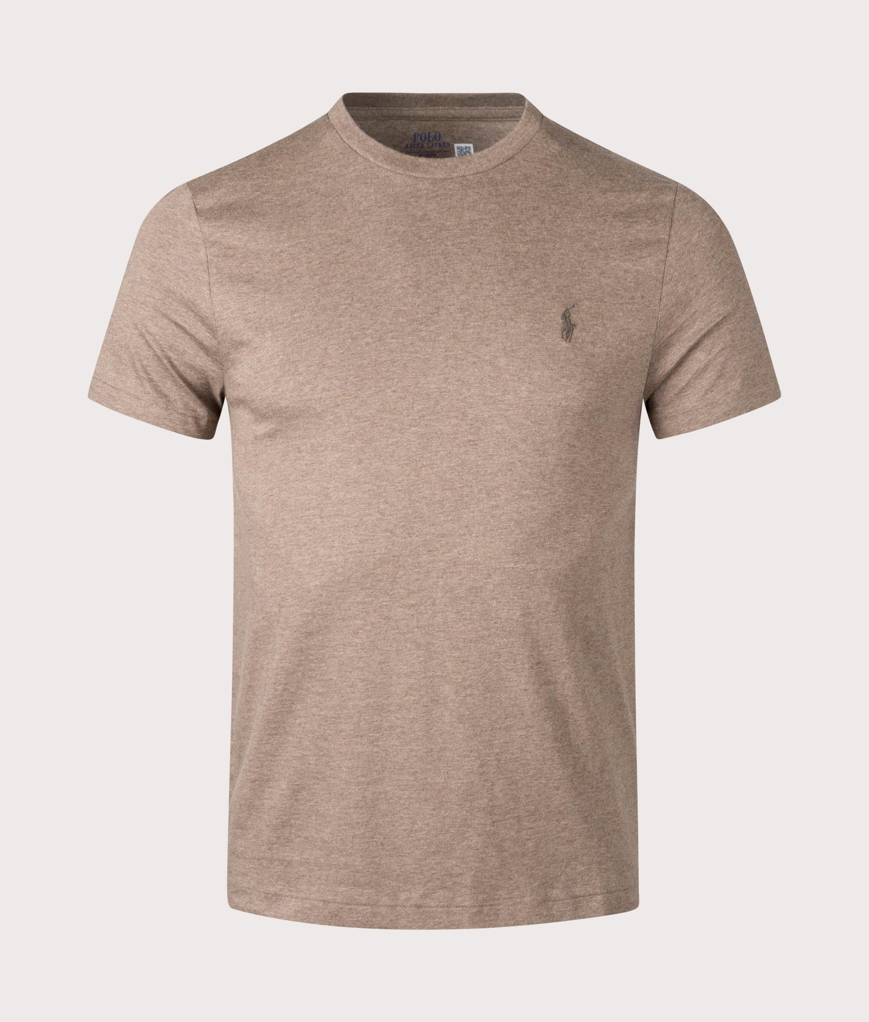 Custom Slim Jersey T-Shirt in Brown Polo Ralph Lauren EQVVS