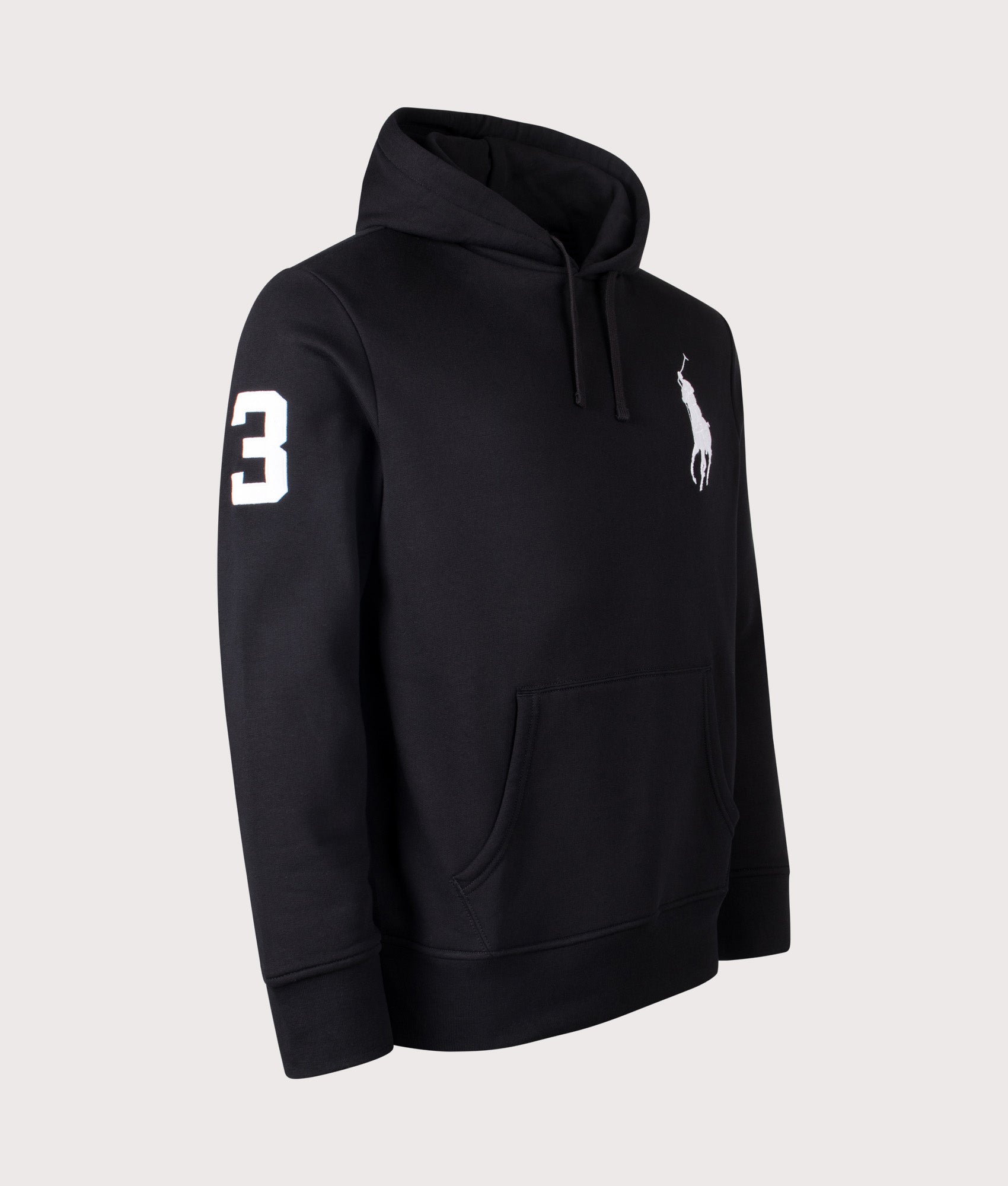 Big Pony Fleece Hoodie in Polo Black | Polo Ralph Lauren | EQVVS