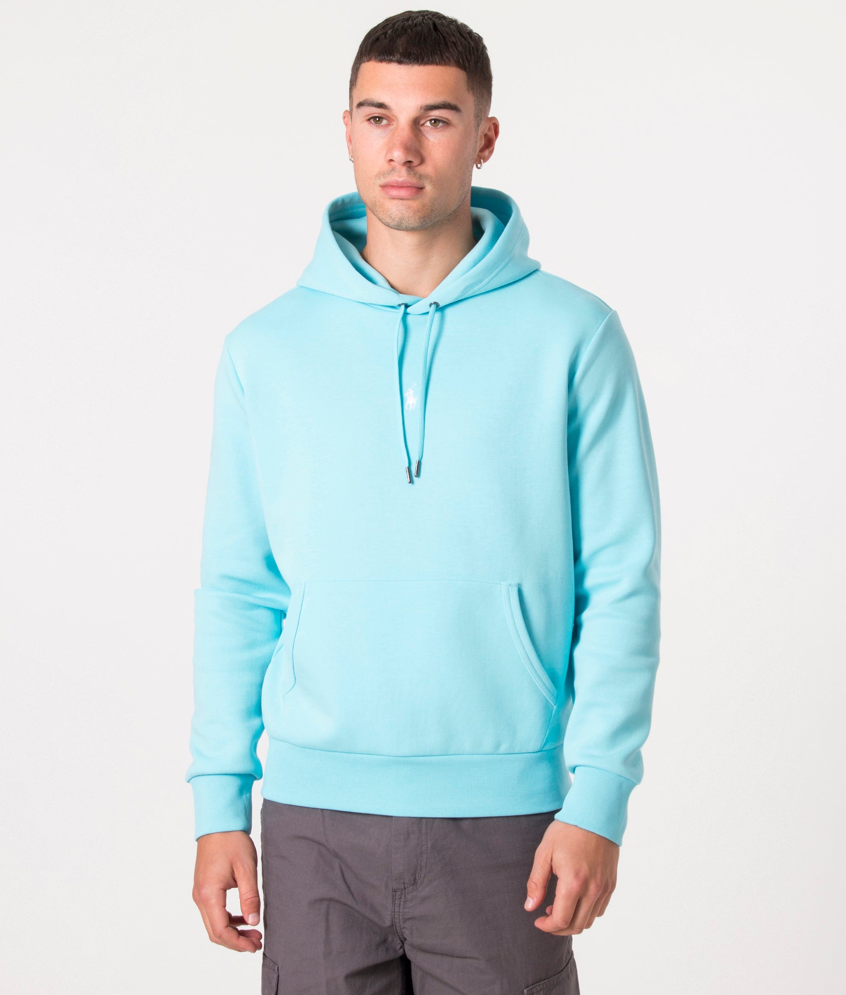 Teal polo hoodie Clearance