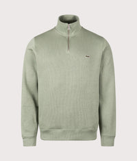 Quarter Zip Sweatshirt: S86 Thyme