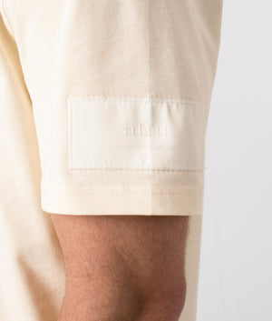 Ami-T-Shirt-Ivory-AMI-Paris-EQVVS-Detail-Image