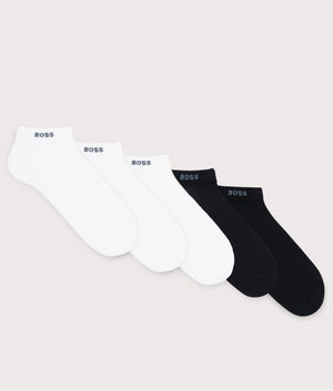 5 Pack Uni Color Ankle Socks by Boss. EQVVS Flat Shot. 