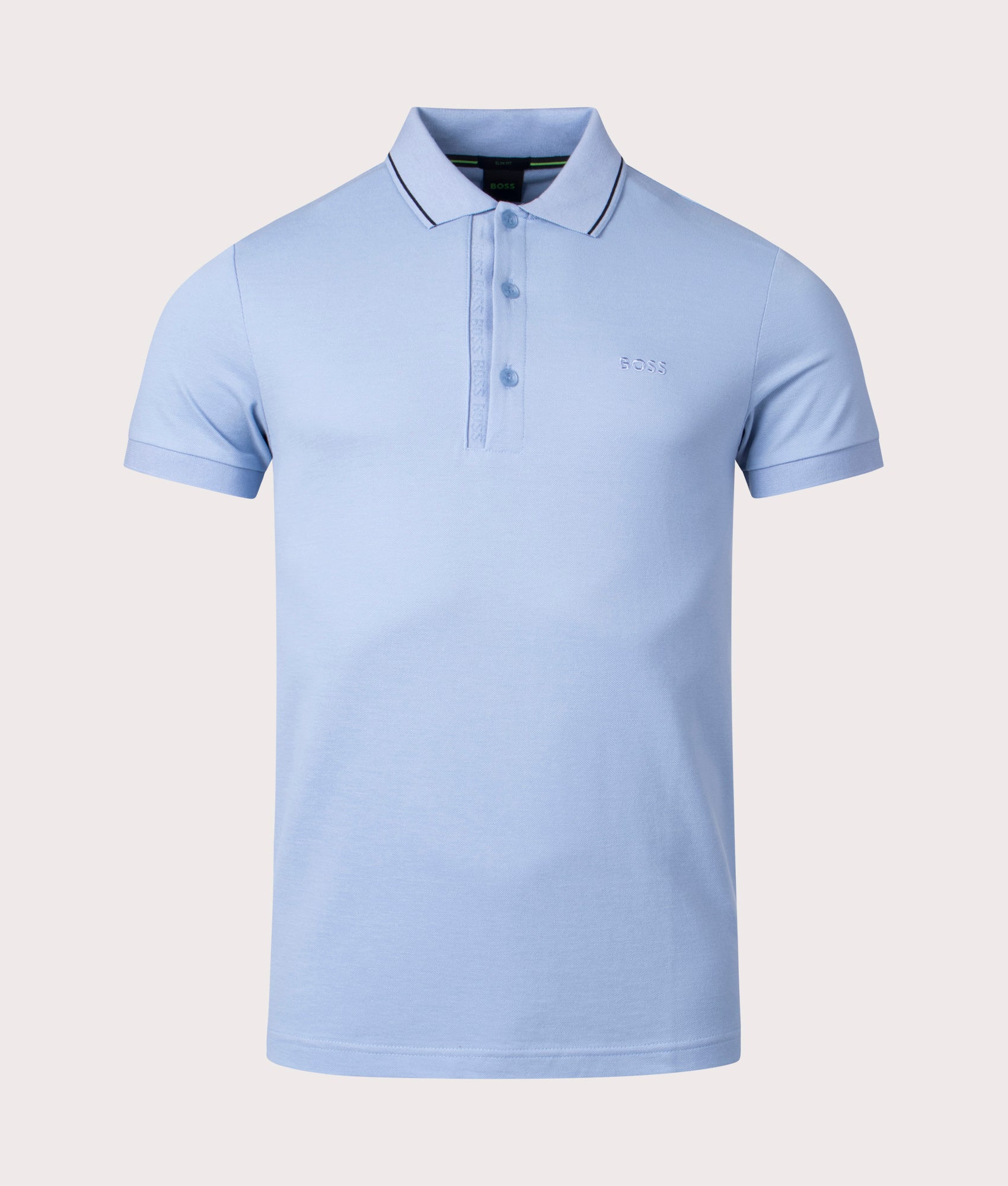 Slim Fit Hugo Boss Paule Slim Fit Paule Polo Shirt In Open Blue