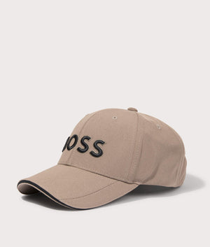 US Cap in Light Pastel Green by Boss. EQVVS Side Angle Shot.