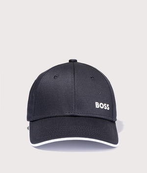 Bold Cap in Black by Boss. EQVVS Front Angle Shot.