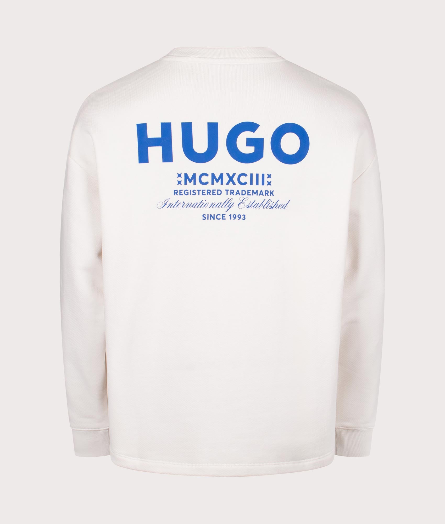 Naviu Sweatshirt Open White | Hugo | EQVVS