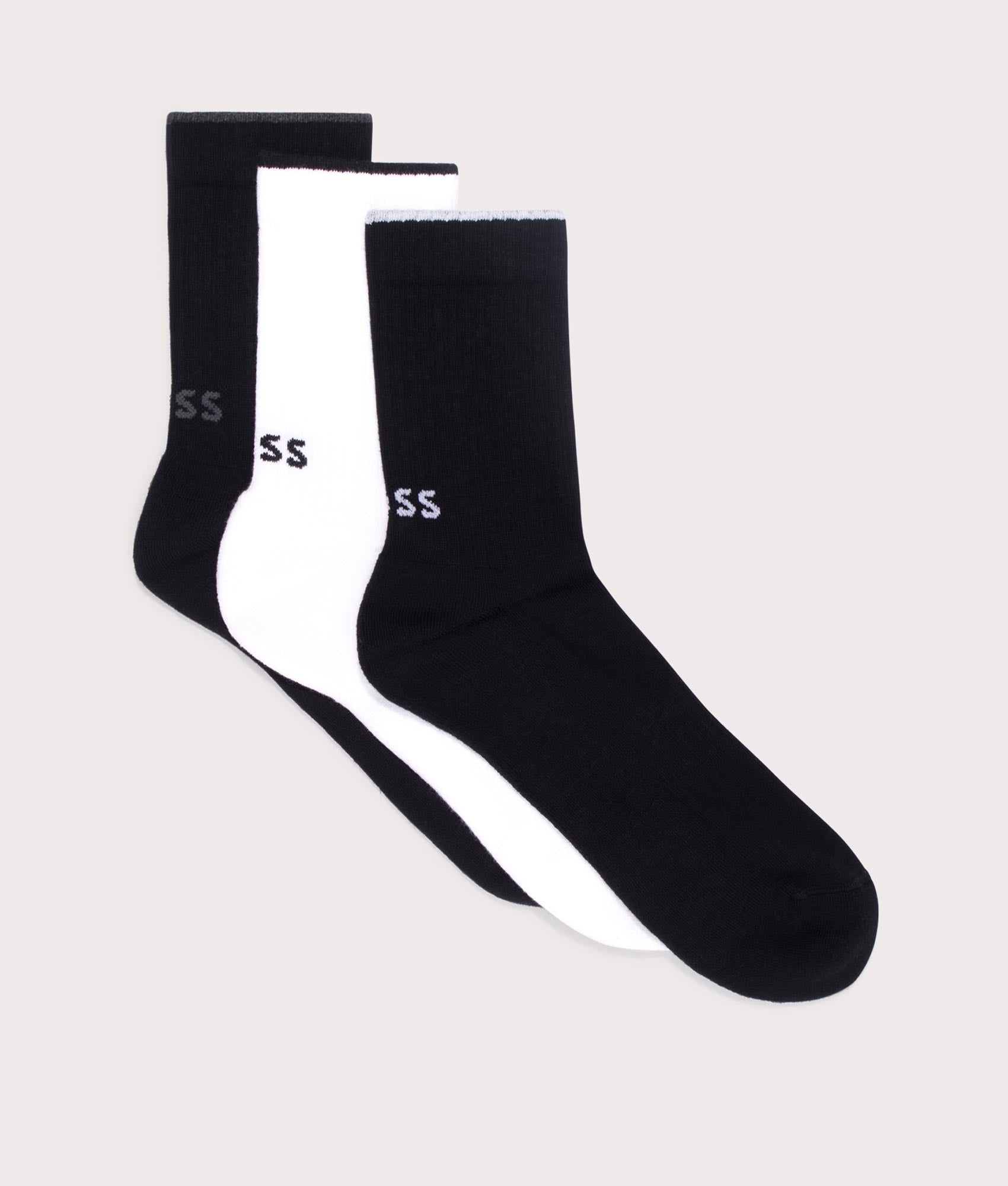 Logo Rib Socks Long