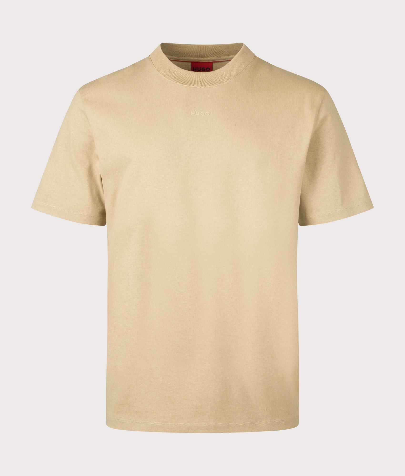 Relaxed Fit Dapolino T-Shirt in Medium Beige | HUGO | EQVVS