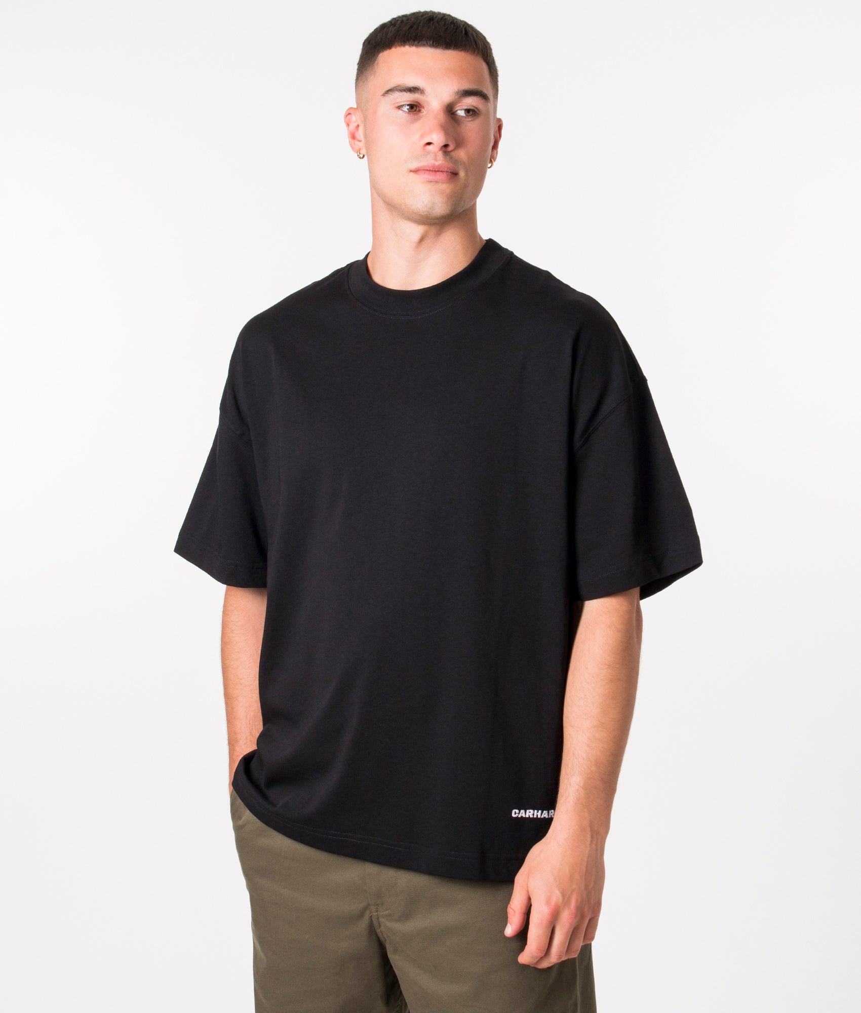 Relaxed Fit Link Script T-Shirt Black/White | Carhartt WIP | EQVVS