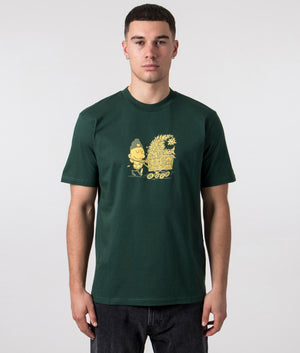 Shopper-T-Shirt-1N9XX-Discovery-Green-Carhartt-WIP-EQVVS-Front-Image