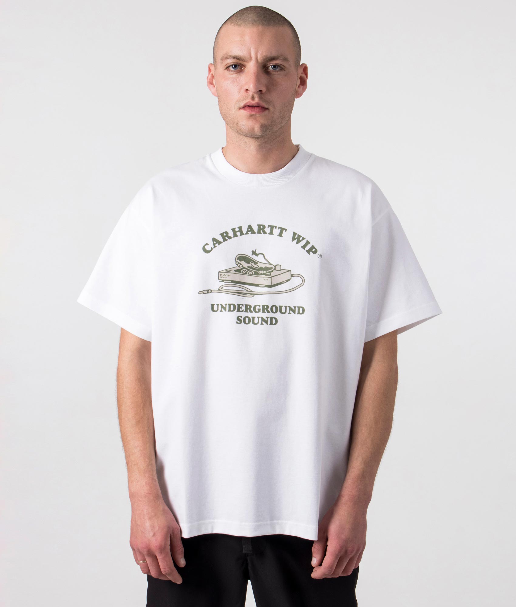 Relaxed Fit Underground Sound T-Shirt in White, Carhartt WIP