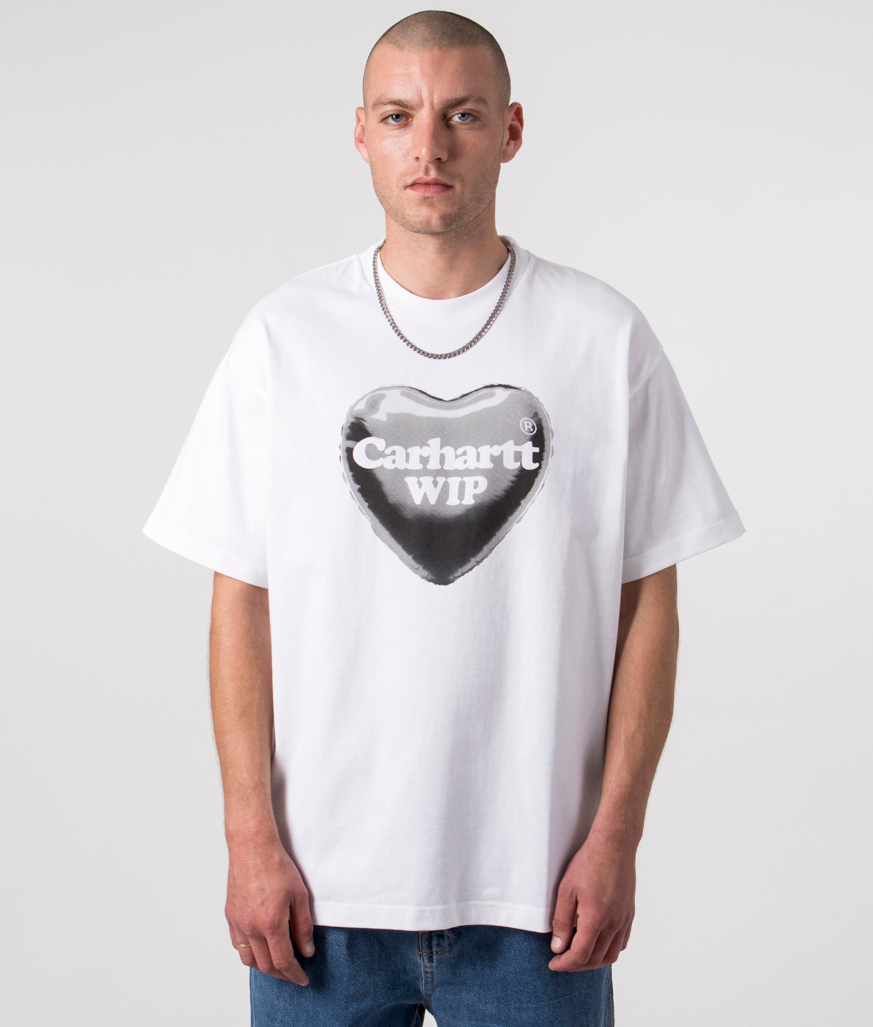 Relaxed Fit Heart Balloon T-Shirt White Carhartt WIP EQVVS
