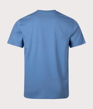 Pocket T-Shirt in Sorrent by Carhartt WIP. EQVVS Back Angle Shot.