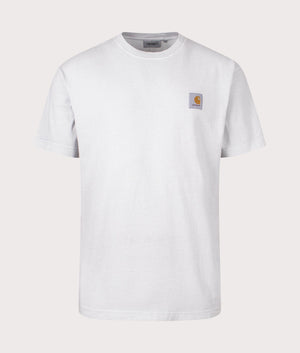 Relaxed Fit Nelson T-Shirt in Sonic Silver by Carhartt. EQVVS Front Angle Shot.
