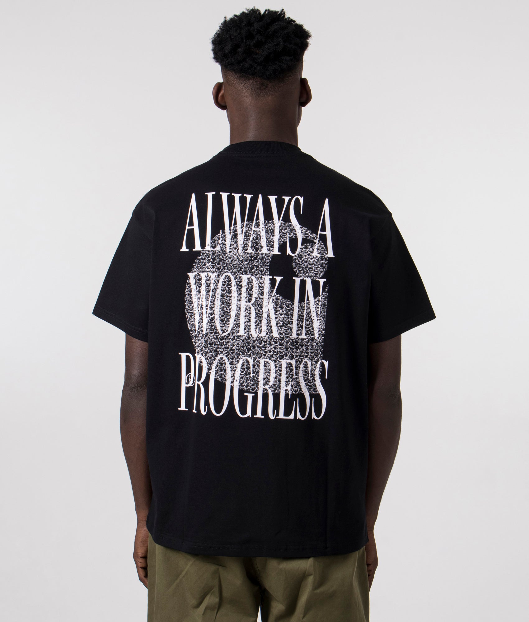 Relaxed Fit Always a WIP T-Shirt Black/White Back Print | Carhartt WIP