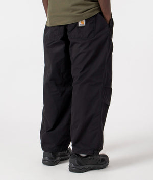 Carhartt WIP Judd Pants in Black, relaxed Fit 100% cotton Back Shot at EQVVS