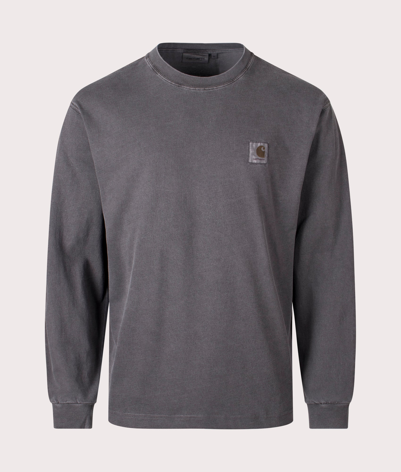 Carhartt WIP Long Sleeved Vista T-Shirt in Graphite Grey at EQVVS