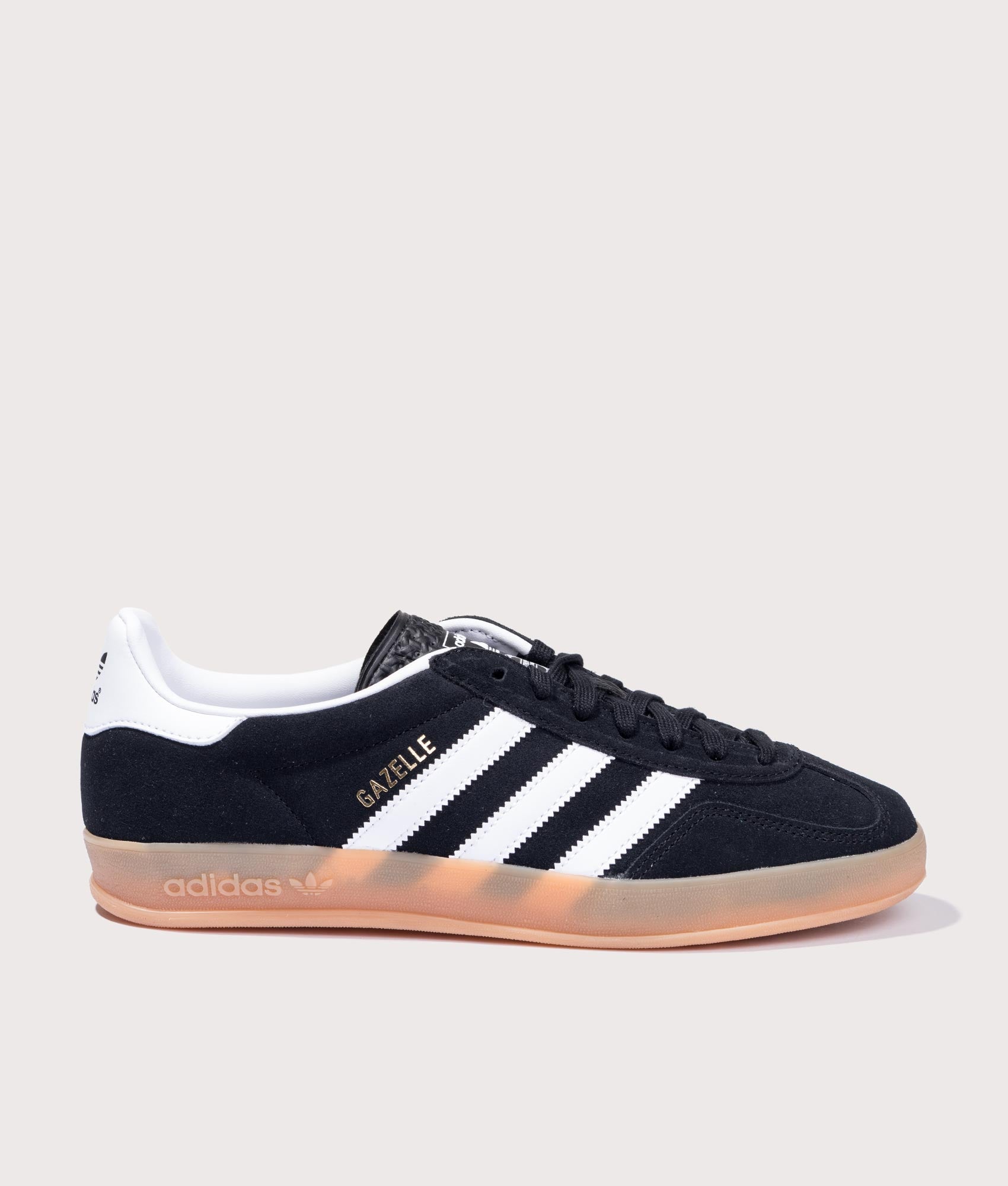 adidas Originals Gazelle Trainers in Core Black/White EQVVS Menswear