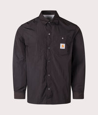 Canby Overshirt: 0D2XX Black/White