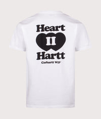 Relaxed Fit Heart II Hartt T-Shirt: 02XX White