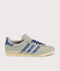 Gazelle Indoor Trainers: JQ8390 Silver Pebble/Victory Blue/Magic Beige
