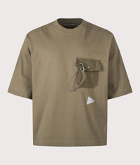 Heavy Cotton Pocket HS T-Shirt: 180 Khaki