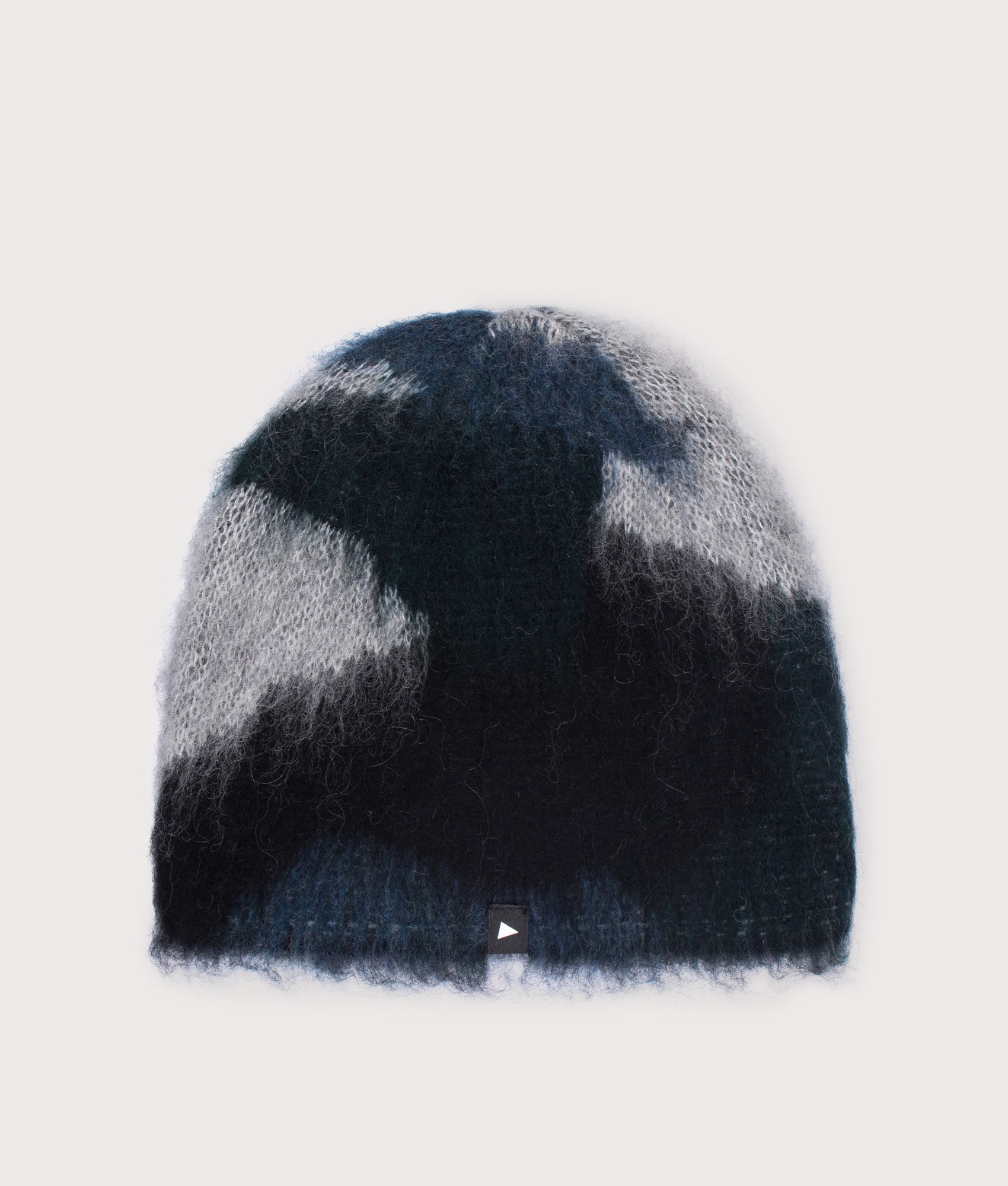 【RONE PARC】Spangle shaggy beanie Mix Colour Shaggy Knit Beanie in Black Mix | and wander | EQVVS