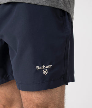 Logo 5" Swim Short Navy Barbour EQVVS detail 