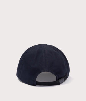 Pique Classic Cap in Navy by Fred Perry. EQVVS Back Angle Shot.