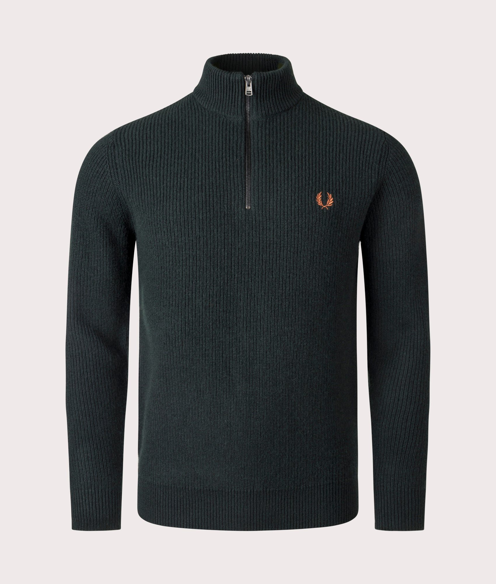 Textured Quarter Zip Jumper | Fred Perry| EQVVS Menswear